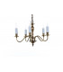 Georgian Light Bronze 5 Arm Chandelier
