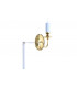 Georgian Polished Brass Candle Wall Lamp