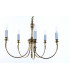 Richmond Polished Brass 5 Arm Chandelier