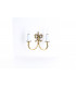 Richmond Polished Brass Candle Wall Lamp