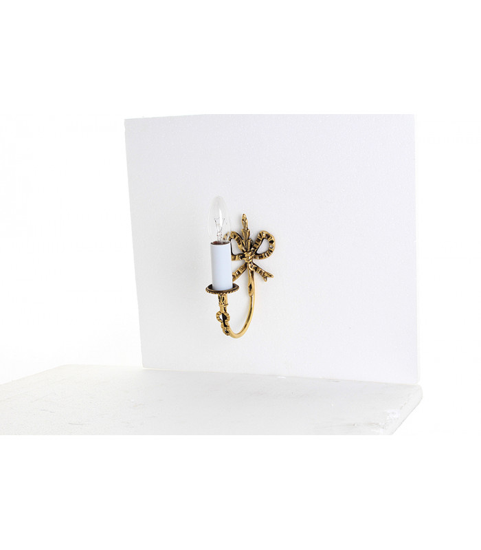 Richmond Polished Brass Candle Wall Lamp