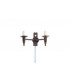 Cromwell Aged Candle Wall Lamp