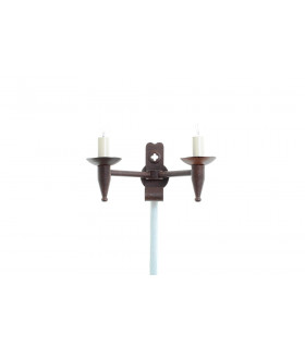 Cromwell Aged Candle Wall Lamp