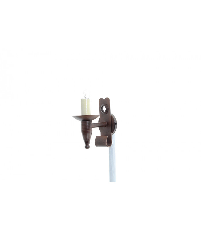 Cromwell Aged Candle Wall Lamp
