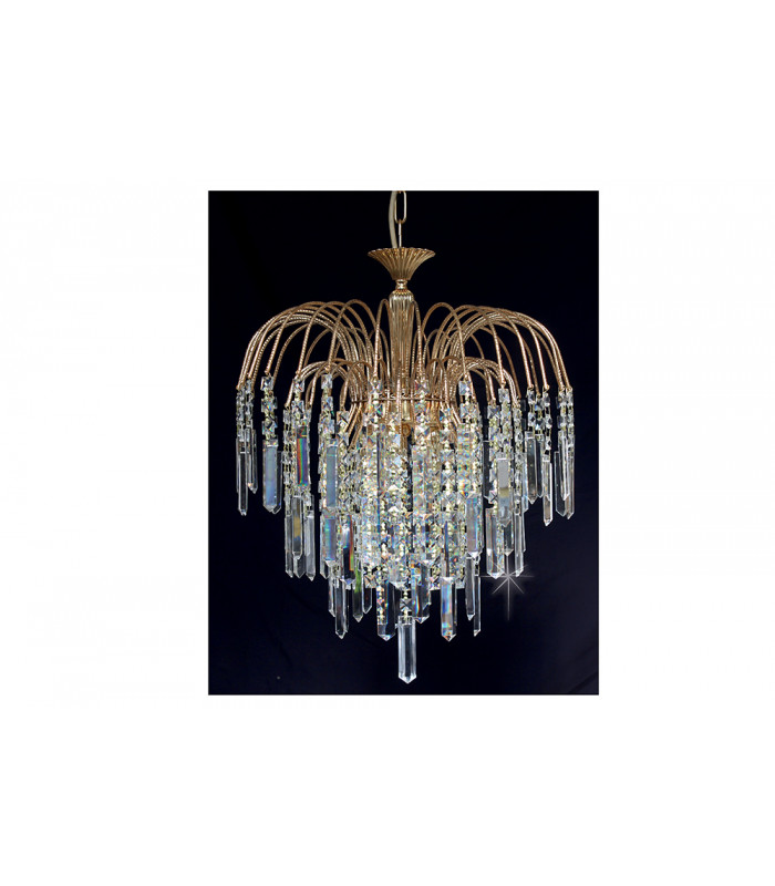 Shower With Rulers Gold Pendant Ceiling Light