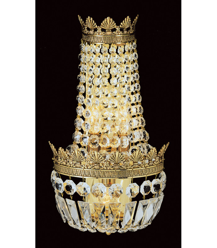 Hamburg Crystal Empire Wall Light