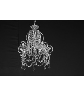 Bell Shape Strass Antique Brass Pendant Ceiling Light