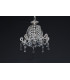 Bell Shape Strass Nickel Pendant Ceiling Light
