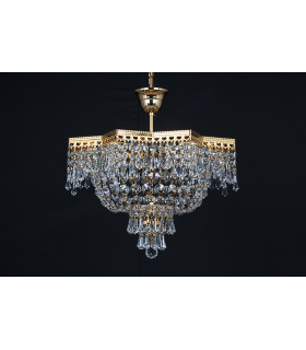 Star Flush Strass Ceiling Light