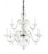Padova Clear Glass Chrome 12 Arm Chandelier