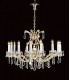 Karlova Crystal Gold 17 Arm Chandelier