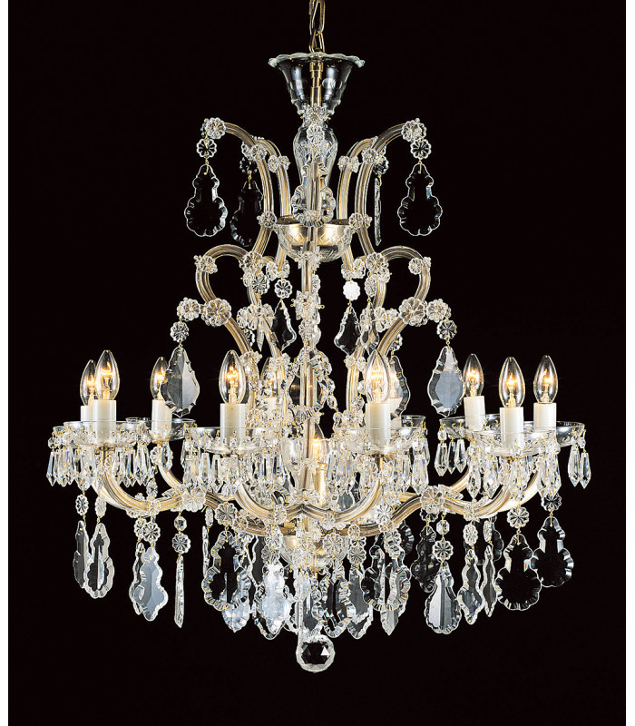 Misto Crystal 11 Arm Chandelier