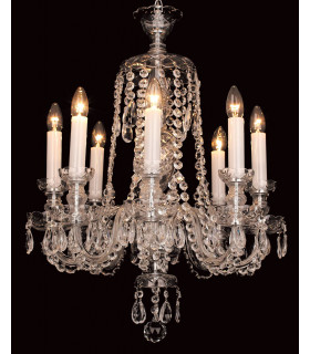 Karvina Crystal 8 Arm Chandelier