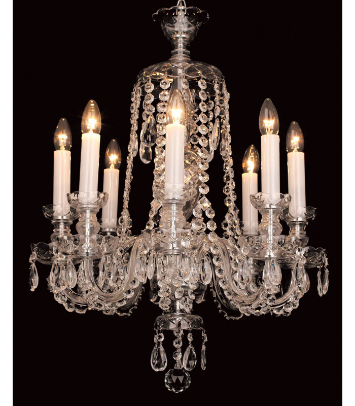Karvina Crystal 8 Arm Chandelier