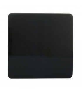 Artistic Modern 1 Gang Blanking Plate Gloss Black Finish-1
