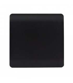 Artistic Modern 1 Gang Blanking Plate Matt Black Finish-1