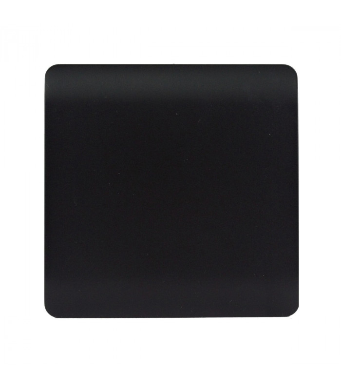 Artistic Modern 1 Gang Blanking Plate Matt Black Finish-1