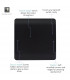 Artistic Modern 1 Gang Blanking Plate Matt Black Finish-3