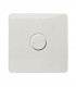 * Artistic Modern 1 Gang 1 Way Dimmer Switch 200W (NOT LED) Gloss White Finish-1
