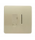 Artistic Modern Switch Fused Spur 13A With Flex Outlet Champagne Gold Finish-1