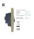 Artistic Modern Switch Fused Spur 13A With Flex Outlet Champagne Gold Finish-4