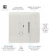 Artistic Modern Switch Fused Spur 13A With Flex Outlet Gloss White Finish-3