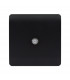 Artistic Modern F-Type Satellite 1 Gang Matt Black Finish-1
