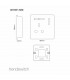 Artistic Modern 1 Gang 13Amp Switched Socket WIth 2 x USB Ports Champagne Gold Finish-2