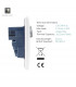 Artistic Modern 1 Gang 13Amp Switched Socket WIth 2 x USB Ports Gloss White Finish-4