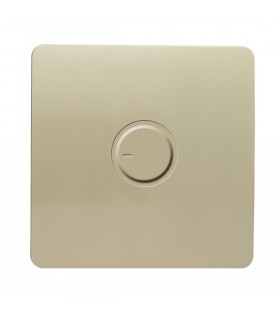 Artistic Modern 1 Gang Fan Speed Controller Champagne Gold Finish-1