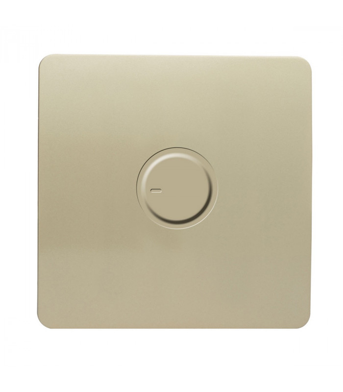 Artistic Modern 1 Gang Fan Speed Controller Champagne Gold Finish-1