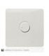 Artistic Modern 1 Gang Fan Speed Controller Gloss White Finish-3
