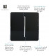 Artistic Modern 1 Gang 2 Way 10 Amp Rocker Gloss Black Finish-3