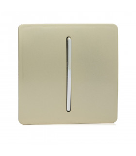 Artistic Modern 1 Gang 2 Way 10 Amp Rocker Champagne Gold Finish-1