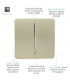 Artistic Modern 1 Gang 2 Way 10 Amp Rocker Champagne Gold Finish-3