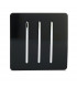 Artistic Modern 3 Gang 2 Way 10 Amp Rocker Gloss Black Finish-1