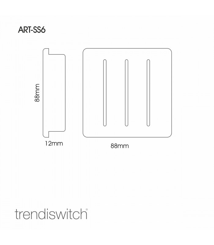 Artistic Modern 3 Gang 2 Way 10 Amp Rocker Gloss Black Finish-2