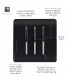 Artistic Modern 3 Gang 2 Way 10 Amp Rocker Matt Black Finish-3