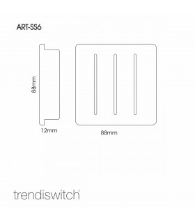 Artistic Modern 3 Gang 2 Way 10 Amp Rocker Silver Finish-2