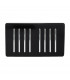 Artistic Modern 8 Gang 2 Way 10 Amp Rocker Twin Plate Gloss Black Finish-1
