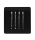 Artistic Modern 4 Gang 2 Way 10 Amp Rocker Matt Black Finish-1