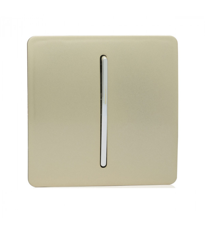 Artistic Modern 1 Gang 3 Way Intermediate Champagne Gold Finish-1