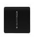 Artistic Modern 1 Gang 3 Way Intermediate Matt Black Finish-1