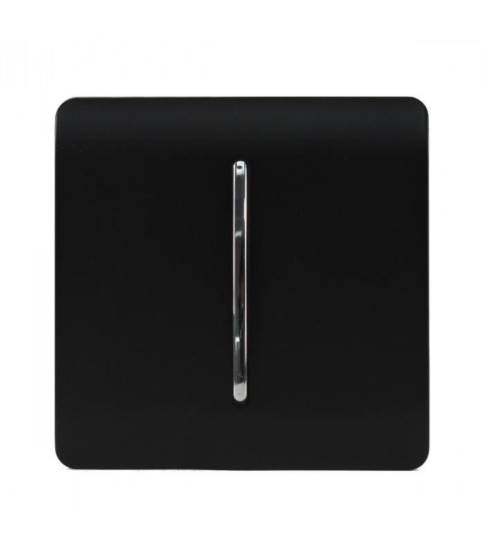 Artistic Modern 1 Gang 3 Way Intermediate Matt Black Finish-1