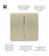 Artistic Modern 1 Gang Retractive Home Auto.Switch Champagne Gold Finish-3