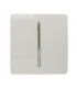 Artistic Modern 1 Gang Retractive Home Auto.Switch Gloss White Finish-1