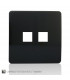 Artistic Modern RJ11 Telephone & PC Ethernet Gloss Black Finish-3