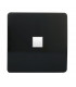 Artistic Modern 1 Gang RJ11 Telephone Gloss Black Finish-1