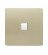 Artistic Modern 1 Gang RJ11 Telephone Champagne Gold Finish-1