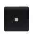 Artistic Modern 1 Gang RJ11 Telephone Matt Black Finish-1